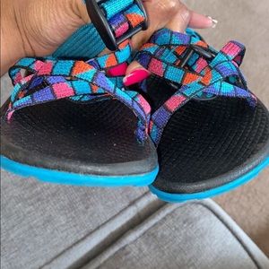 Girls worn once Chacos